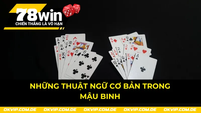 Tổng hợp những thuật ngữ cơ bản trong bài mậu binh 78Win