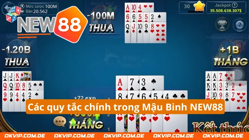 Các quy tắc chính trong Mậu Binh NEW88