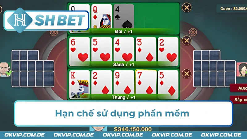 Hạn chế sử dụng phần mềm