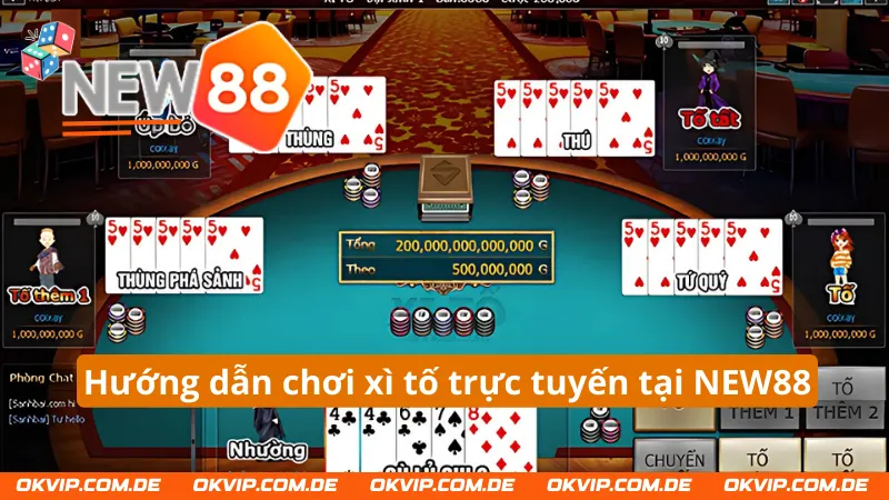 Chi tiết luật chơi bài xì tố NEW88